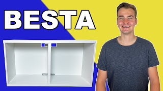 BESTA TV Bench IKEA Tutorial [upl. by Catharina]