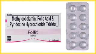 Folfit Tablet Benifit  Composition  Pyridoxine MethylcobalaminFolic Acid Uses [upl. by Prosper]