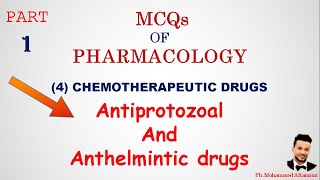 Antiprotozoal and anthelmintic drugs MCQspharmacology part1 [upl. by Tzong]