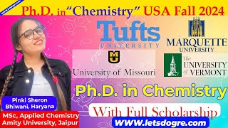 Vermont USA  PhD in Applied Chemistry with full Scholarship [upl. by Anitnahs]