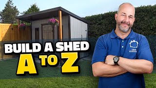 DIY How to Build a Shed A to Z [upl. by Trevor481]