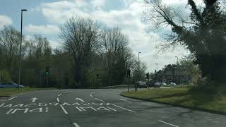 UK Multilane Roundabout Driving Test Mistakes Example  HD [upl. by Wendin]