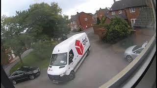 When the DPD driver thinks he got away with accident [upl. by Adel]