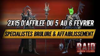 2 x15 différents pendant 2 jours consécutifs   Raid Shadow Legends [upl. by Millie662]