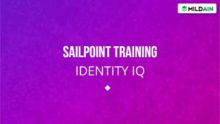 SAILPOINT IIQ  SAILPOINT TUTORIAL 2020 [upl. by Akered163]