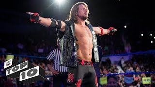 AJ Styles greatest moments WWE Top 10 Jan 6 2018 [upl. by Nayhr]