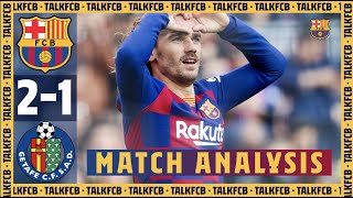 MATCH ANALYSIS by TalkFCB ▶ BARÇA 21 GETAFE [upl. by Paulson696]