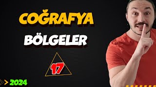 🌍BÖLGELER VE BÖLGE SINIRLARI 🔴 39 GÜNDE TYT COĞRAFYA KAMPI17 📌2025 [upl. by Anale520]