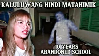 KALULUWANG HINDI MATAHIMIK SA ABANDONED SCHOOLparanormalactivity shielaghost21 creepy [upl. by Boleyn]