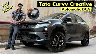 Tata Curvv Creative 12 DCA Automatic Variant 137 Lakhs  Interiors  Features amp On Road Price [upl. by Leeke]