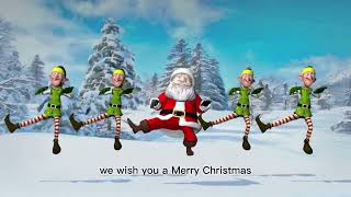 We Wish You A Merry Christmas  Christmas Dance Nursery [upl. by Mikel54]