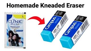 How to make Kneaded Eraser at homeDIY Eraser homemade Kneaded Eraser Moldable Eraser diy [upl. by Siver]