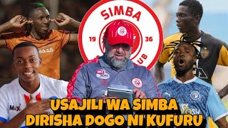 USAJILI wa SIMBA Dirisha Dogo ni Kufuru Kocha BENCHIKHA Aweka Wazi Usajili Majembe 5 Kutua SIMBA [upl. by Sielen]