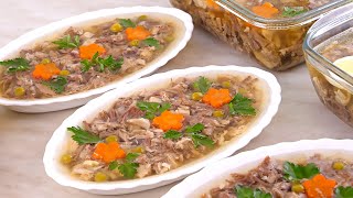 Вкусный домашний холодец без секретов Как правильно сварить прозрачный холодец [upl. by Noneek925]