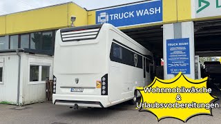 Wir wurden an der Waschstraße abgewiesen 😑  Urlaubsvorbereitungen im Wohnmobil [upl. by Nyraa]