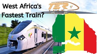 Game Changing Train Express Regional in Senegal Africa [upl. by Ifill214]