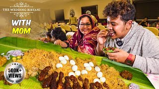 கல்யாண பந்தி Biriyani with அம்மா at OMR The Wedding Biriyani  Irfans View [upl. by Dunseath]