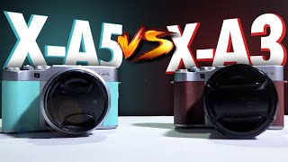 Review Perbandingan dua Kamera dari Fuji XA Series  Fujifilm XA5 vs XA3 [upl. by Baron]