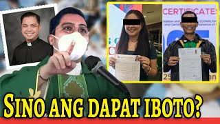 Fr Franz Dizon quotSinong Iboboto Moquot Sa Madaling Sabi Homily Reaction  Usap Usap University [upl. by Enaitsirhc]