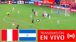 En Vivo Perú vs Nicaragua Ver Partido Perú vs Nicaragua EN VIVO Amistoso FIFA 2024 hoy [upl. by Strickland]