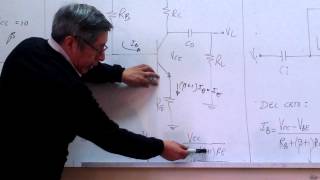 Transistores BJT 07 Polarizacion fija con resistencia en el emisor [upl. by Nareik]