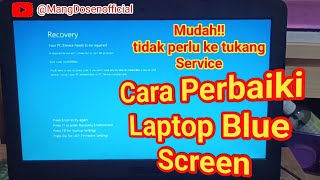 PERBAIKI WINDOWS 10 EROR RECOVERY  BLUE SCREEN [upl. by Rossi]