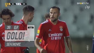 Goal  Golo Seferovic Belenenses SAD 06 Benfica Liga 2122 12 [upl. by Ashwin]