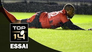 Lessai de Mathieu Bastareaud Toulon TOP 14  Bayonne  Toulon  J1  Saison 201415 [upl. by Medrek]