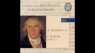 Beethoven String Quartet No 14 in Csharp minor opus 131 47  Talich Quartet [upl. by Frohne]