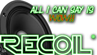 RECOIL MS654P 65Inch Midrange Pro Audio Car Speakers unbox review install and sound demo [upl. by Ecertap822]