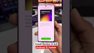 Install Realme Ui 60 Android 15 Beta Update in Any Realme Phone [upl. by Euqnom775]