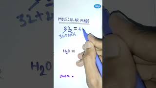 molecular mass kaise nikalemolecular mass and formula massmolar mass short trickmolecular mass [upl. by Nyleuqcaj]