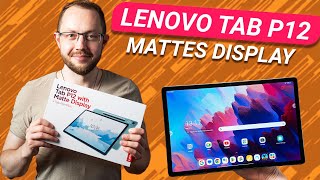 Lenovo Tab P12 mit mattem PapierDisplay im Unboxing amp Hands On [upl. by Ayarahs27]