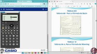 EXTRA 4 Solver para a Equação de Manning condutos hidráulica na CASIO fx991LA CW [upl. by Romola]