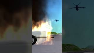 Crashing Plane into Fuel Truck  turbopropflightsimulator flightsimulator shorts [upl. by Fleta21]