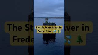 The St John River in Fredericton 💦 🌲 [upl. by Surad]