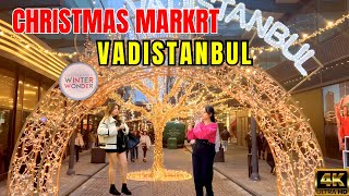 🇹🇷 Turkey Istanbul Vadistanbul Christmas time 4K [upl. by Adnana76]