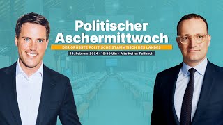 Politischer Aschermittwoch 2024 der CDU BadenWürttemberg Live aus Fellbach [upl. by Josephine]