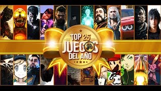 Los 25 MEJORES juegos de 2016  Meristation [upl. by Etterrag]