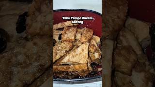 Tahu tempe bacem goreng cooking tempebacem masakanrumahan masakansimpel [upl. by Anerom]