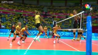 HD FIVB Volleyball World Grand Prix 2015 THAILAND vs GERMANY [upl. by Joelly560]