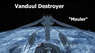 Star Citizen Vanduul mauler destroyer [upl. by Veal]