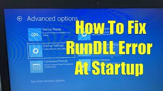 How To Fix RunDLL Error At Startup in Windows 10 [upl. by Akem]