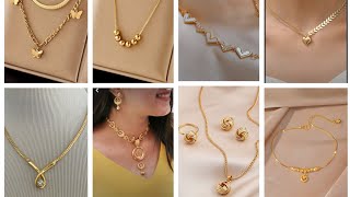 Latest gold pendant designlight waight gold mangalsutra designdaily wear gold chain  new design [upl. by Lattie504]