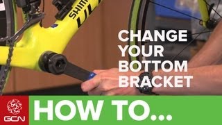 How To Change A Shimano Bottom Bracket [upl. by Yllehs]