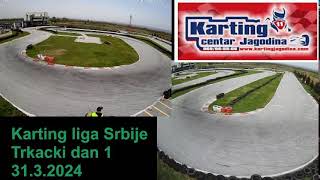 Karting liga Srbije  Trkacki dan 1 [upl. by Taryne]