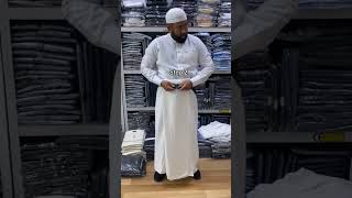 how to wear ihram howto wear ihram islam hajj shorts short viral youtubeshorts [upl. by Yengac559]