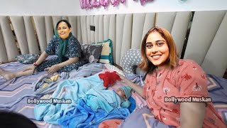 Sidhu Moose Wala Mother Second BABY BOY Face Reveal 😍 with Sidhu Sister [upl. by Eimyaj]