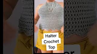 Halter Top Crochet shorts [upl. by Neerehs903]