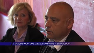 Yvelines  François Morton lance sa campagne à Guyancourt [upl. by Liahus]